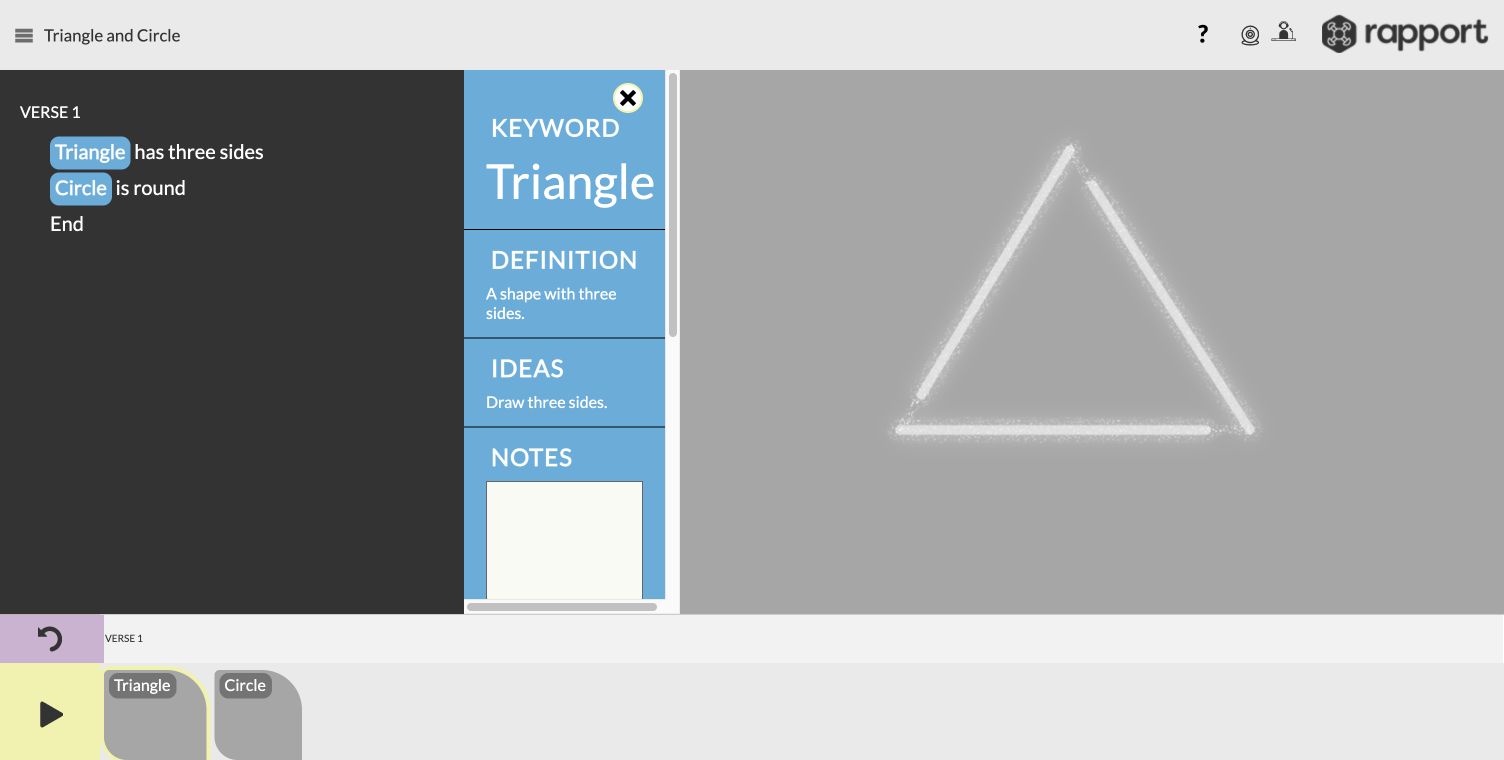 Rapport synthetic annotation preview