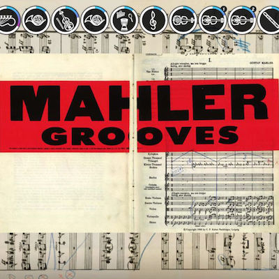 Mahler Grooves title over annotated score pages and instrument icons